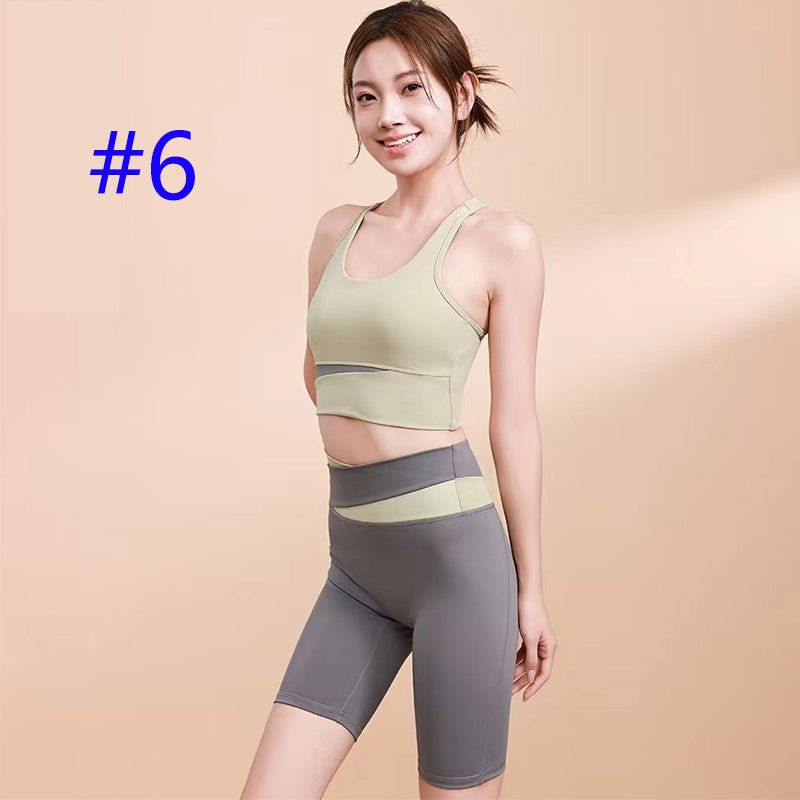 PXA10U Quick-drying fabric yoga sportswear yoga set