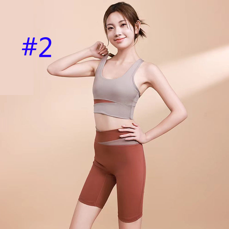 PXA10U Quick-drying fabric yoga sportswear yoga set