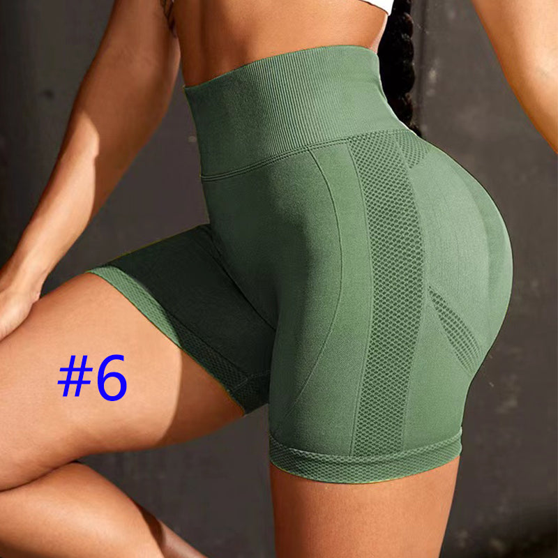 PXA21U Tight hip lift fitness pants yoga shorts